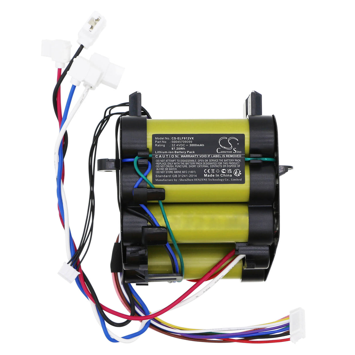 32.4V, Li-ion, 3000mAh, Vacuum battery fits Electrolux, Pf91, Pf91-alrp, 97.20Wh Vacuum Cameron Sino Technology Limited