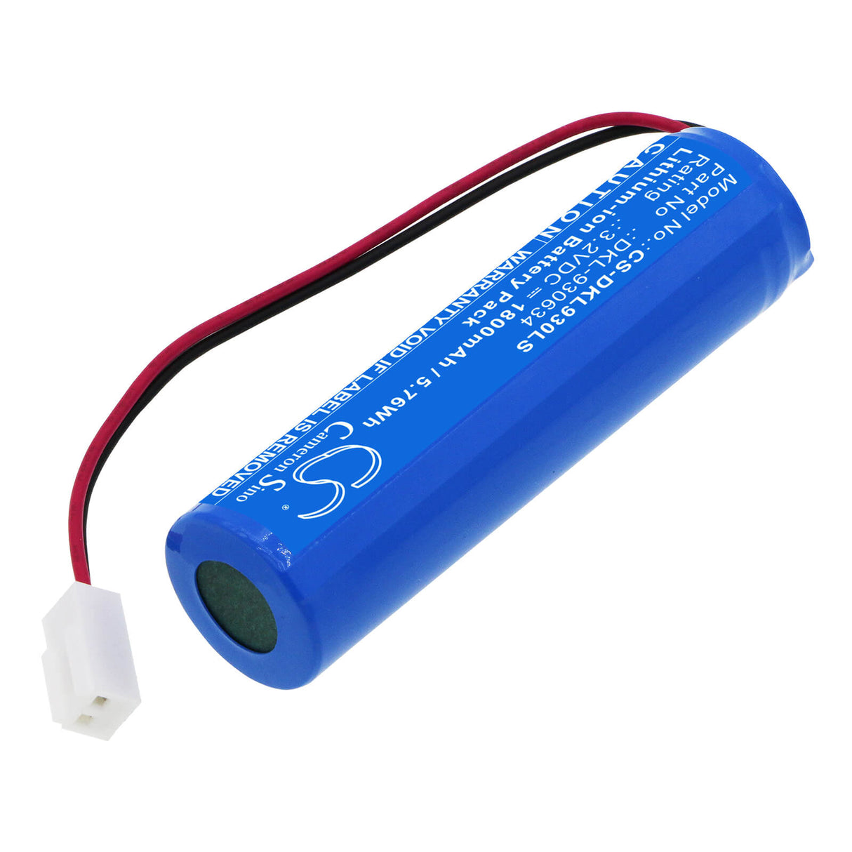 3,2V, LiFePO4, 1800mAh, batterie d'éclairage d'urgence s'adapte à Deko-light, Dkl-930634, Luminaire de plafond Almaaz Emerg, 5,76Wh Éclairage d'urgence Cameron Sino Technology Limited