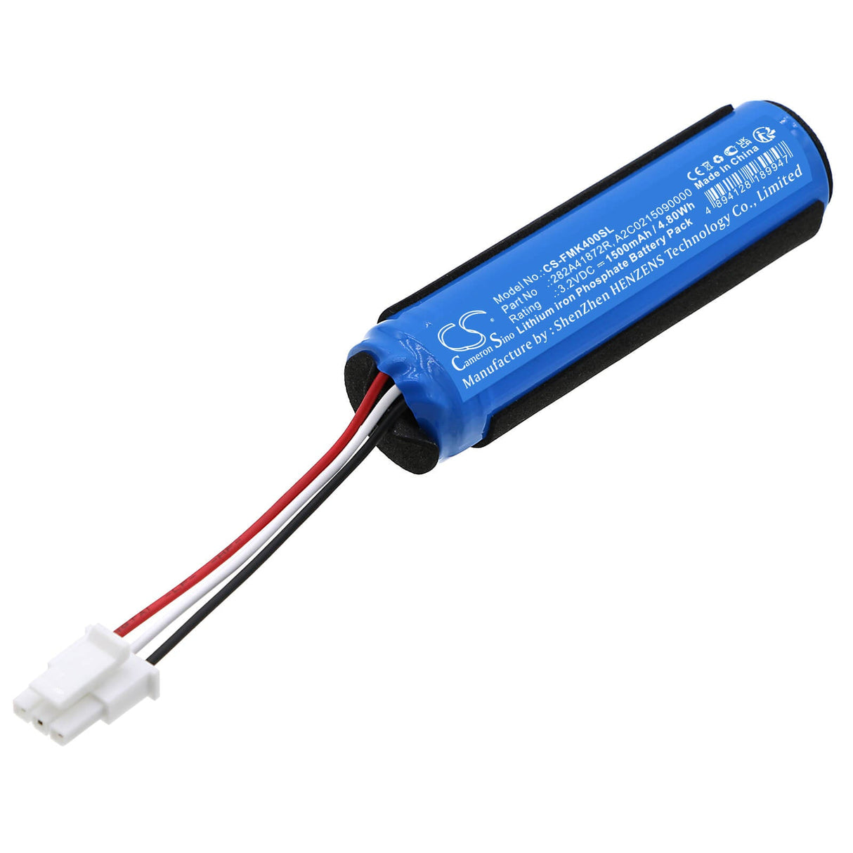 3.2V, LiFePO4, 1500mAh, batterie de secours convient à Renault, Toyota, Ford, 282a41872r, Focus Mk4 Lx7t-am, 4.8Wh Emergency Supply Cameron Sino Technology Limited