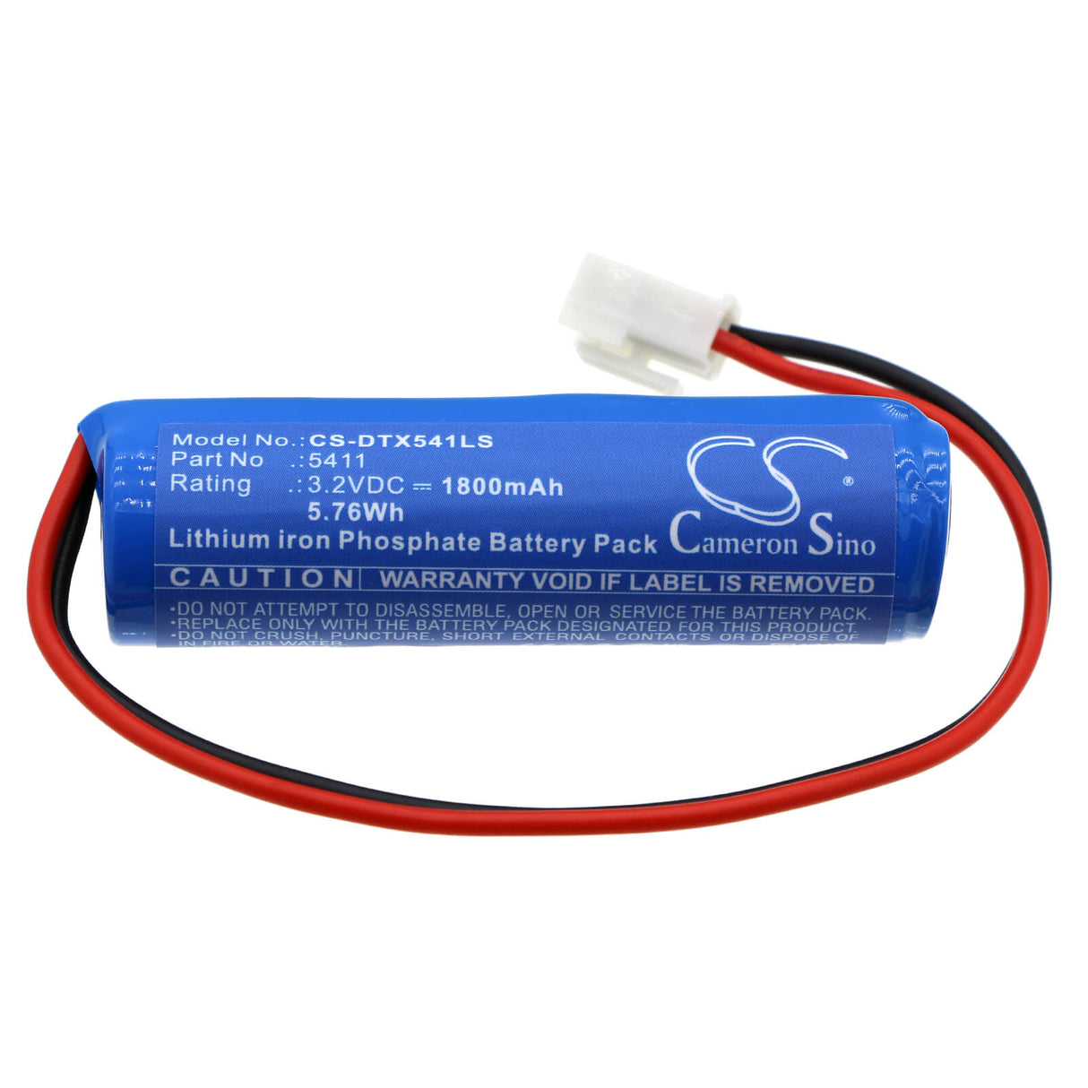 3,2V, LiFePO4, 1800mAh, batterie d'éclairage d'urgence compatible avec Dotlux, 5405, 3177-160120, 5406, 5,76Wh Éclairage d'urgence Cameron Sino Technology Limited
