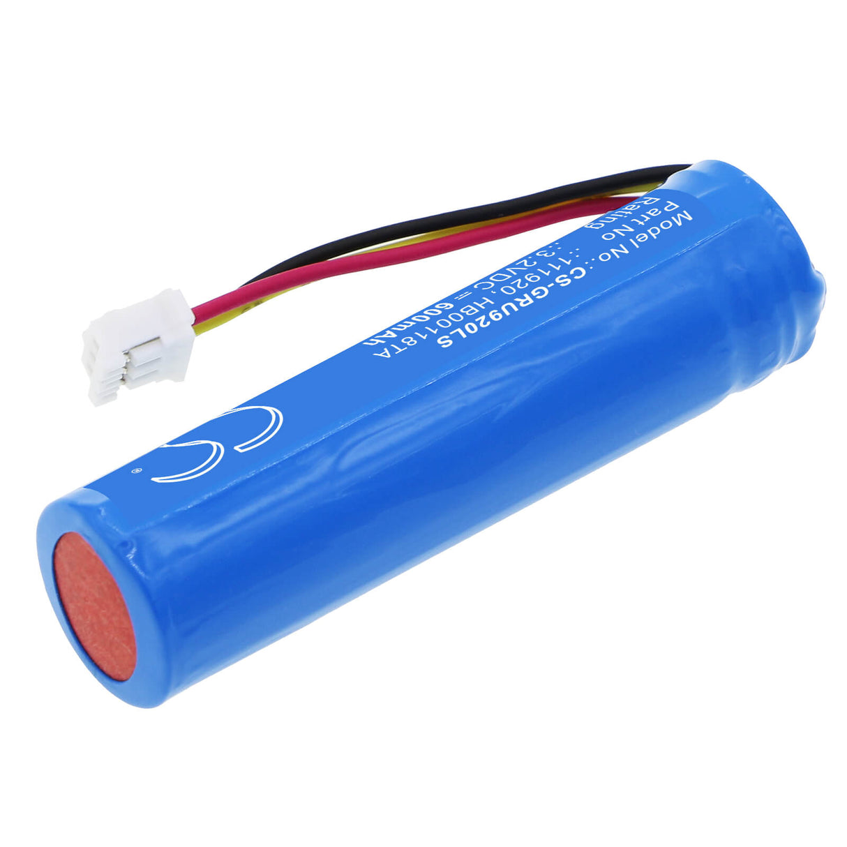 3.2V, LiFePO4, 600mAh, Batterie d'éclairage d'urgence compatible avec Legrand, Baes, 111920, Baes+dbr Uralife V, 1.92Wh Éclairage d'urgence Cameron Sino Technology Limited