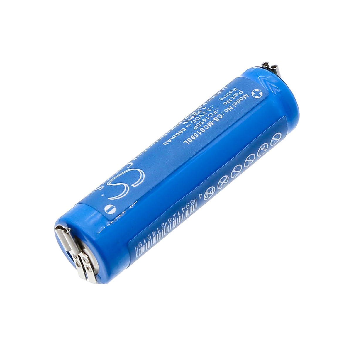 3.2V, LiFePO4, 600mAh, Shaver battery fits Moser, Fc1450p, Chromstyle 1584 Li Pro Mini, 1.92Wh Shaver Cameron Sino Technology Limited