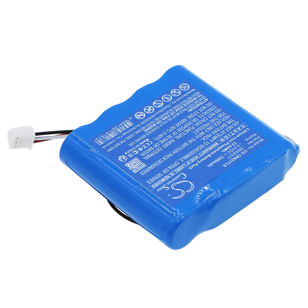3.2V, LiFePO4, 7200mAh, batterie d'éclairage d'urgence compatible avec Tridonic, 28002317, 23.04Wh Éclairage d'urgence Cameron Sino Technology Limited