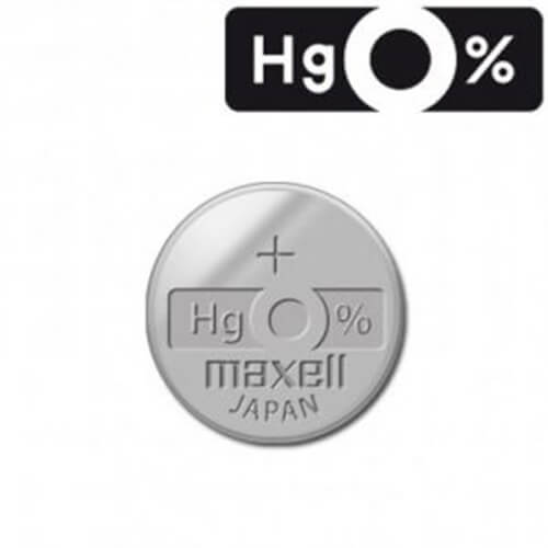 Five pieces of 357 - Sr44w 1.55 Volt Silver Oxide Battery Replacement Coin Cell Batteries Maxell
