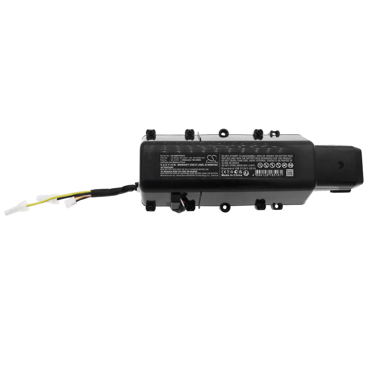 36.0V, Li-ion, 2500mAh, Vacuum battery fits Bissell, 1625756, 2551, 2554, 90.00Wh Vacuum Cameron Sino Technology Limited