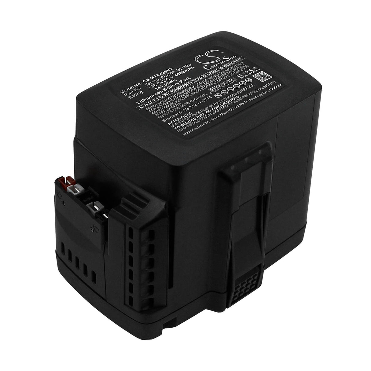 36.0V, Li-ion, 4000mAh, Lawn Mowers battery fits Husqvarna, 967 07 19-01, 110il, 115ihd45, 144.0Wh Lawn Mowers Cameron Sino Technology Limited (Dangerous Goods)