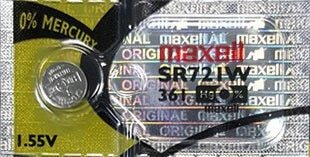 361 - Sr721w 1.55 Volt Silver Oxide Battery Replacement Coin Cell Batteries Maxell