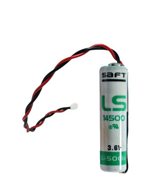 3.6V, 2600mah er6c-gjr li-soci2 , built with Saft LS14500 Saft Batteries Saft Lithium Batteries