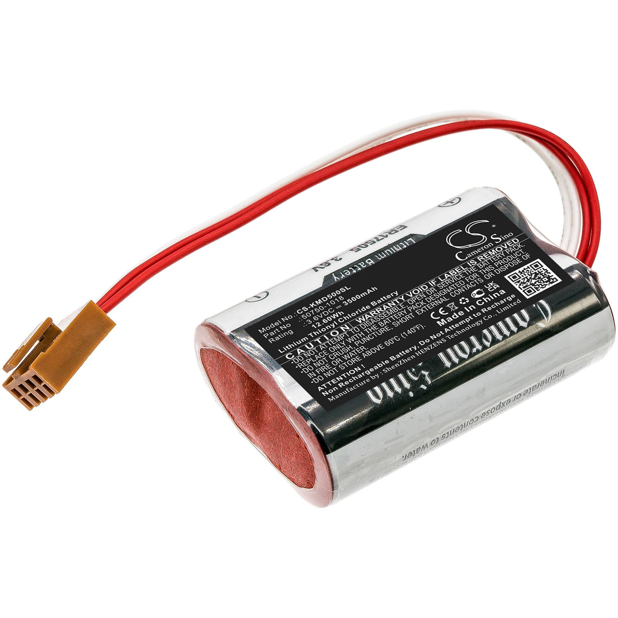 3.6v, 3500mah, Li-socl2 Battery Fit's Kawasaki, Md500n, 12.60wh PLC Cameron Sino Technology Limited