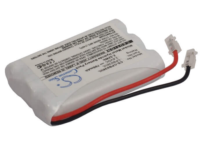 3.6V, Ni-MH, 700mAh, Cordless Phone battery fits Gp, Universal, 60aaam3bmu, 2.52Wh Cordless Phone Cameron Sino Technology Limited (Cordless Phone)