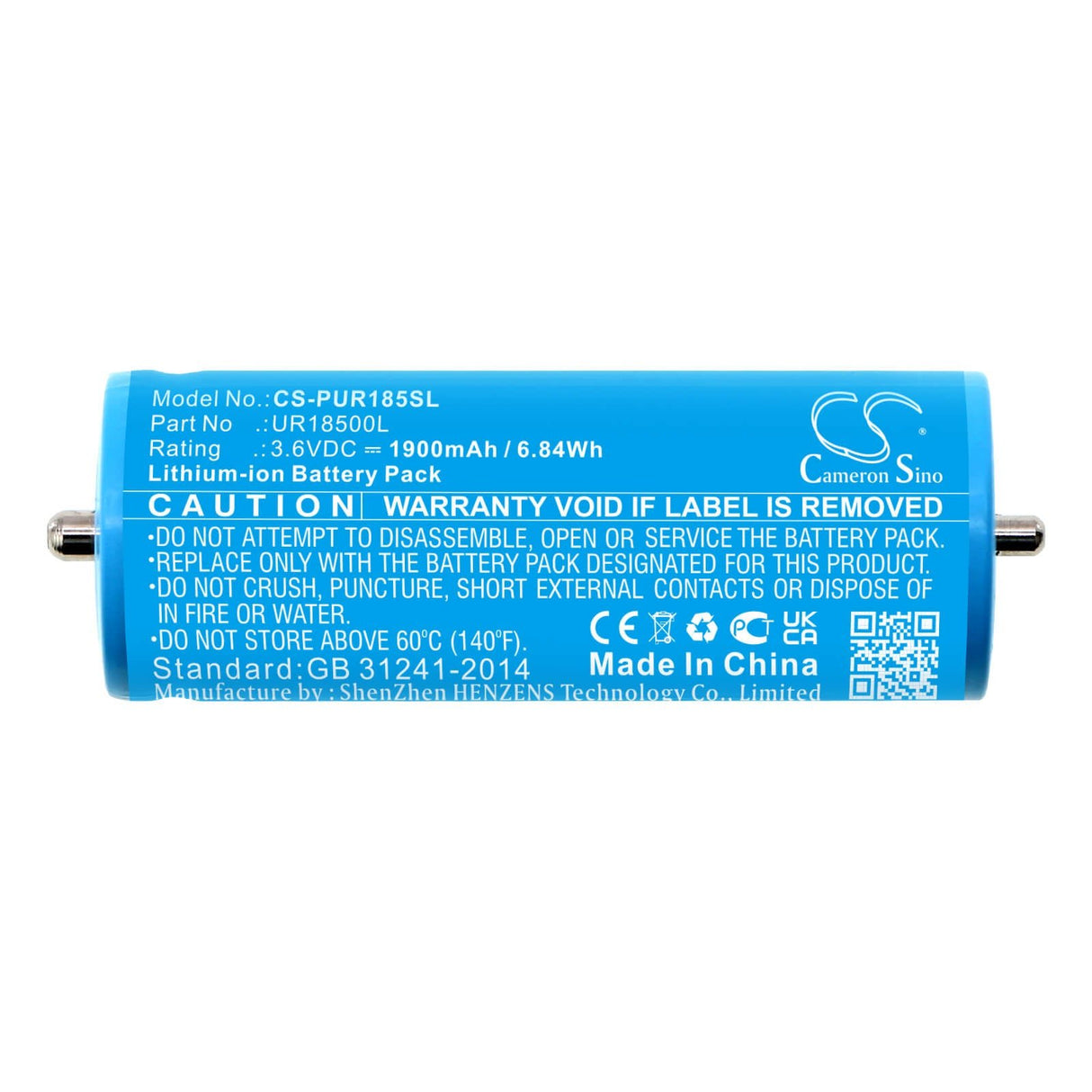 3.6v, Li-ion, 1900mah, Shaver Battery Fits Braun, 2011, 2012, 6.84wh Shaver Cameron Sino Technology Limited