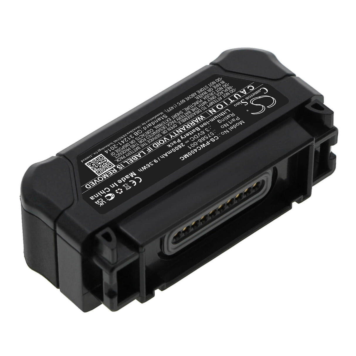 3.6v, Li-ion, 2600mah, Battery Fits Panasonic I-pro Bwc4000 Body-worn Camera, Wv-bwc4000, 9.36wh Body Camera Cameron Sino Technology Limited (Suspended)