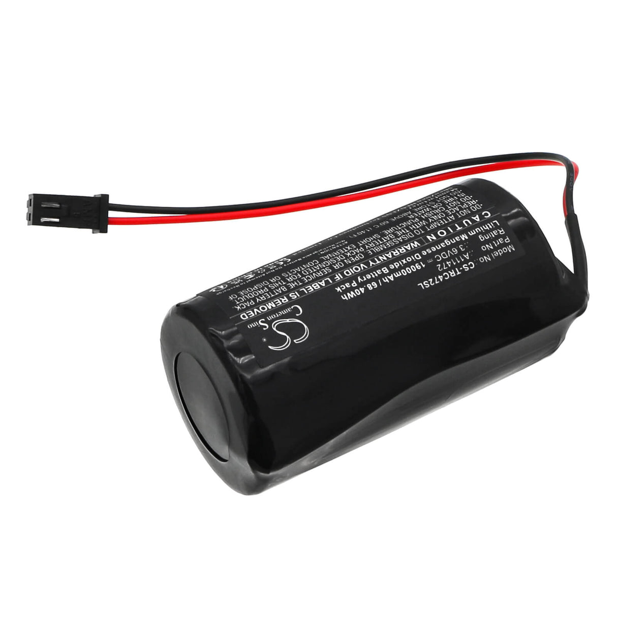 3.6V, Li-MnO2, 19000mAh, Batterie d'équipement convient à Itron Corus, A111472, Convertisseur de volume de gaz, 68.4Wh Équipement, Enquête, Test Cameron Sino Technology Limited