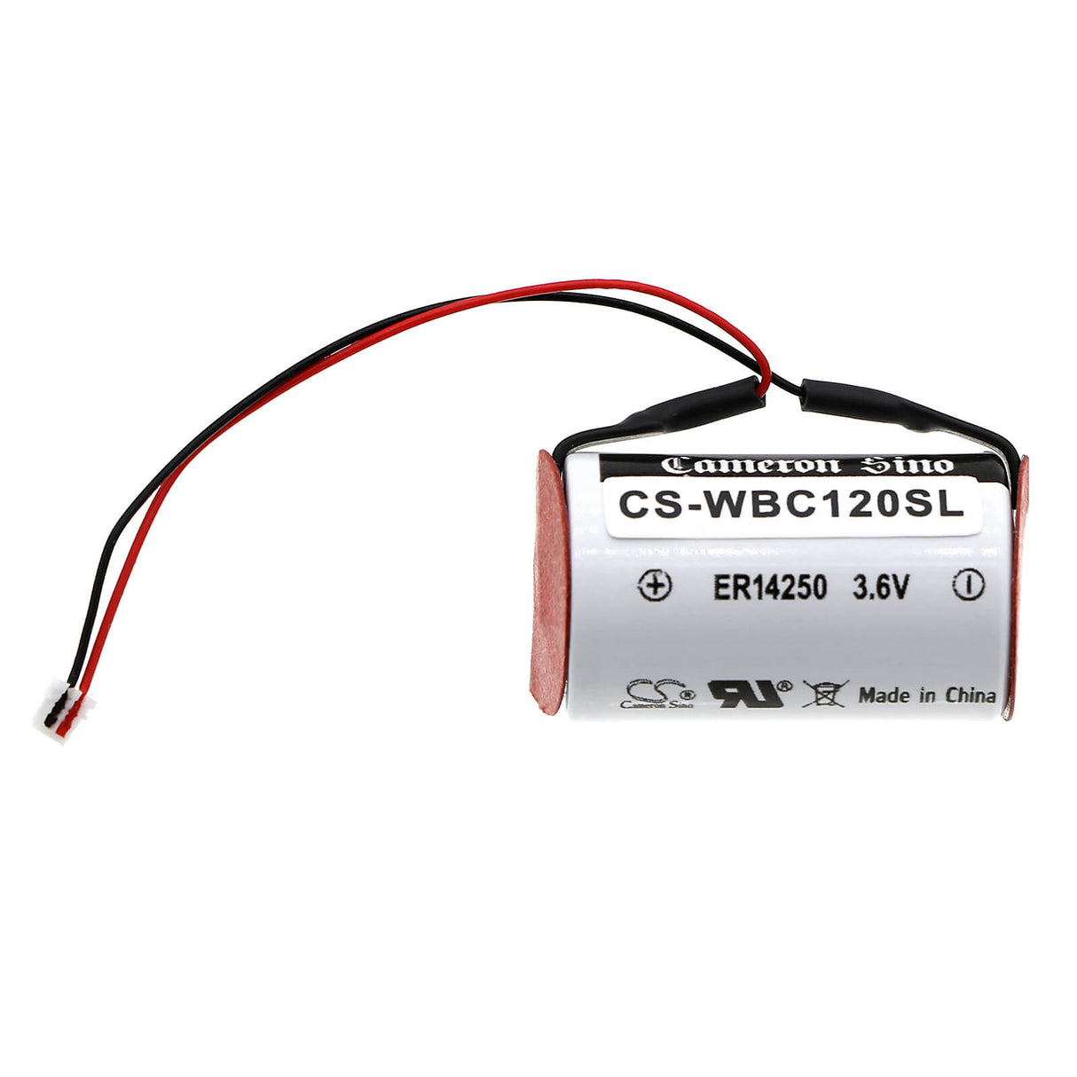 3.6V, Li-SOCl2, 1200mAh, batterie de serrure de porte convient à Dom, Winkhaus, 4765, Protector, Winkhaus Blue Chip, 4.32Wh Serrure de porte Cameron Sino Technology Limited