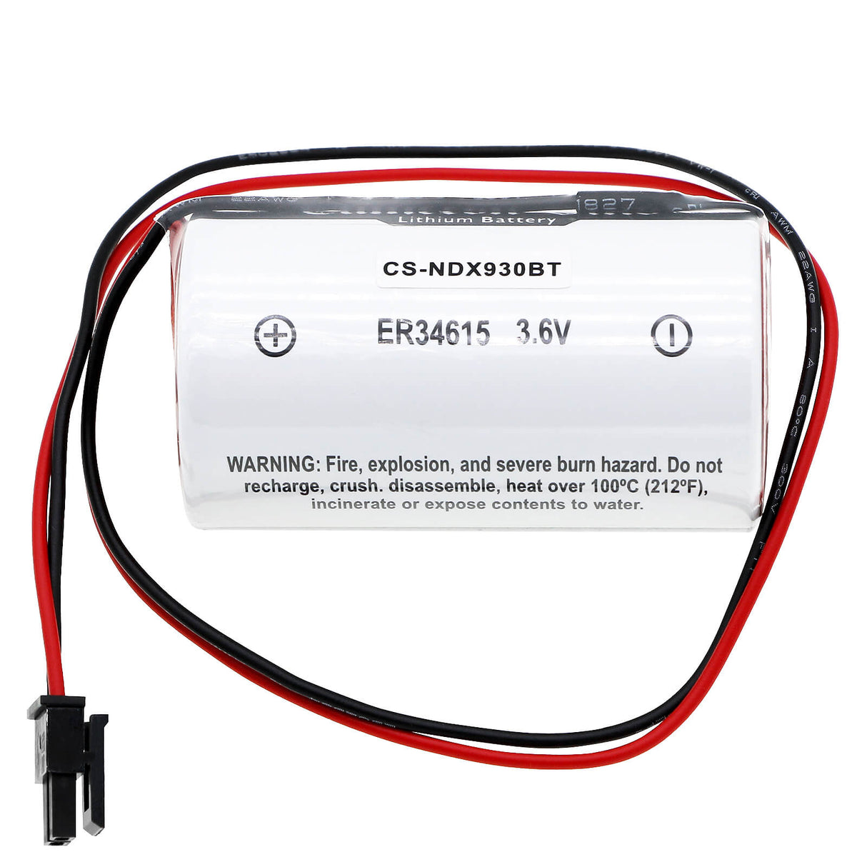 3.6v, Li-socl2, 14500mah, Alarm Battery Fits Indexa, 9000as-b, System-9000, 52.20wh Alarm System Cameron Sino Technology Limited