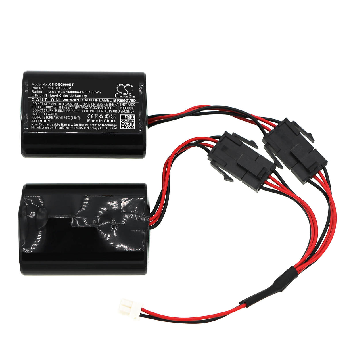 3.6v, Li-socl2, 16000mah, Alarm Battery Fits Tyco, Burg Siren, Pg9901, 57.60wh Alarm System Cameron Sino Technology Limited