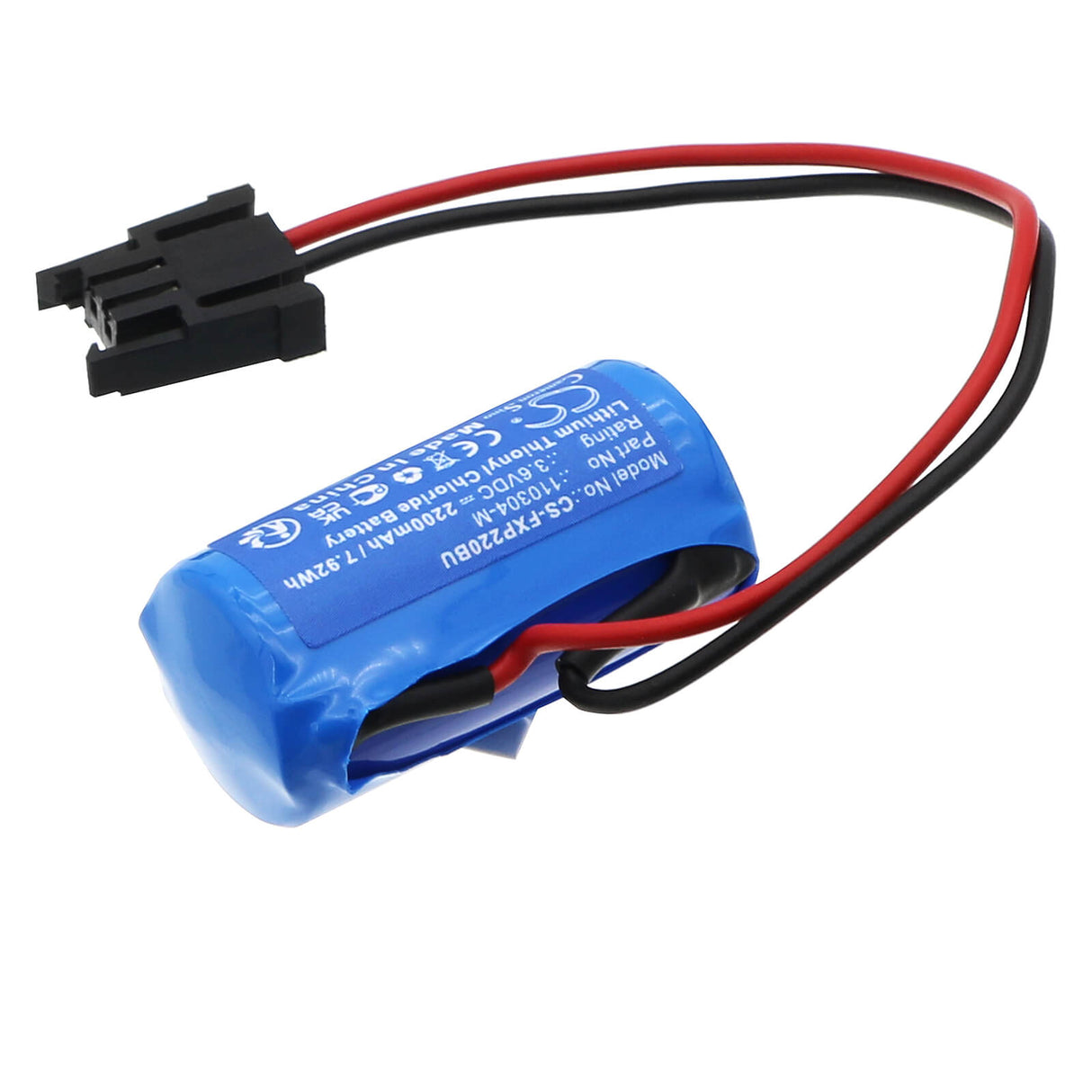 3,6v, Li-socl2, 2200mah, Batterie médicale compatible avec Fukada Ecg Analyzer Fcp2201g Memory, Fcp2101 Memory, 7,92wh Medical Cameron Sino Technology Limited (Médical)