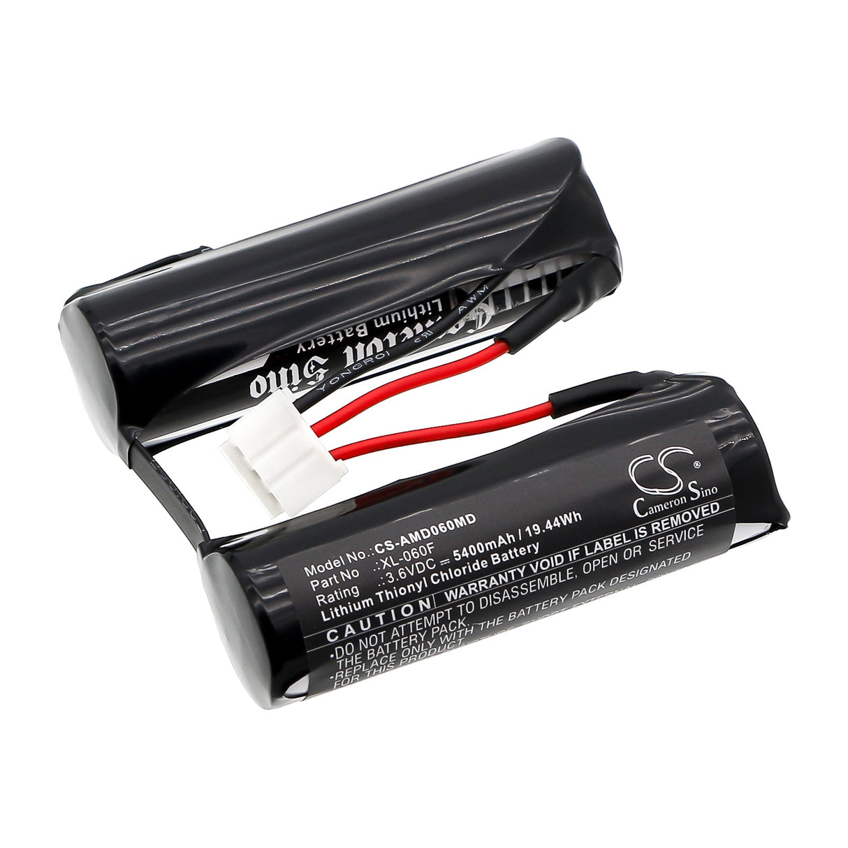 3.6V, Li-SOCl2, 5400mAh, Medical battery fits Amvex, Digital Vacuum Regulator, 19.44Wh Medical Cameron Sino Technology Limited (Medical)