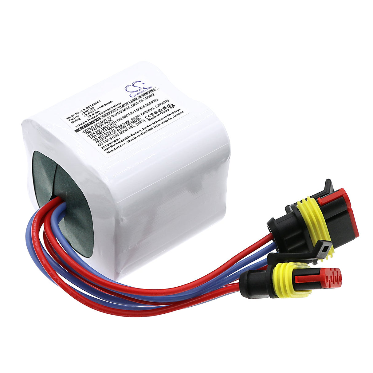 3.6V, Li-SOCl2, 6500mAh, Alarm Battery Fits Daitem, 408-27d, 23.40Wh Alarm System Cameron Sino Technology Limited