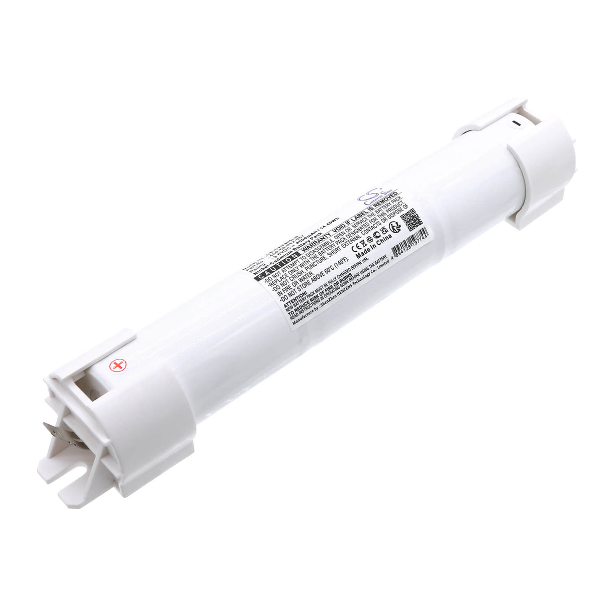 3.6V, Ni-CD, 4000mAh, Batterie d'éclairage de secours compatible avec Ceag, 400-66-042-067, Pro Vl8 Cgline, Vl8 Cgline, 14.40Wh Éclairage de secours Cameron Sino Technology Limited