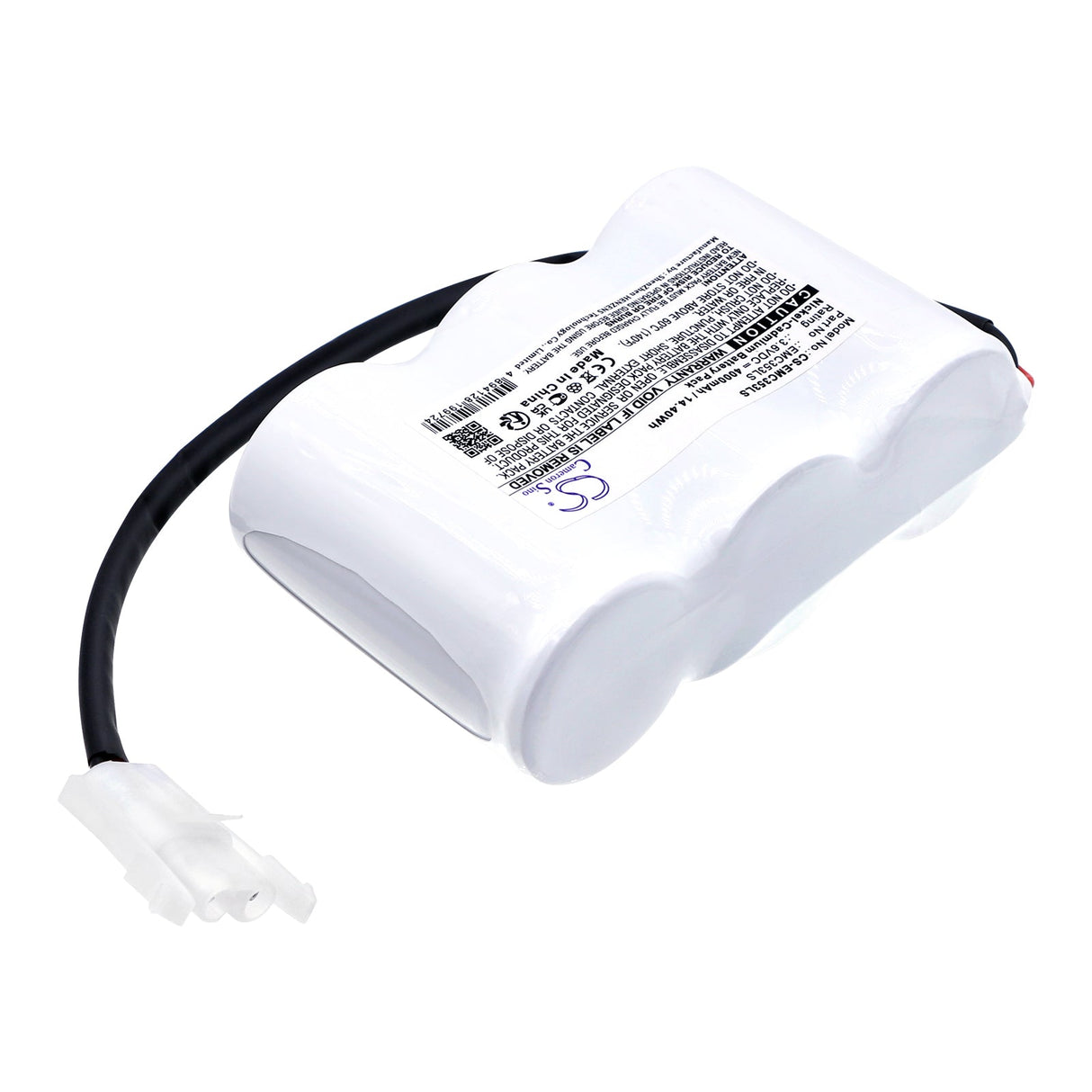 3,6V, Ni-CD, 4000mAh, Batterie d'éclairage de secours par Cameron Sino, 3D BATTERY 45NC70 SBS CON, 14,40Wh Éclairage de secours Cameron Sino Technology Limited