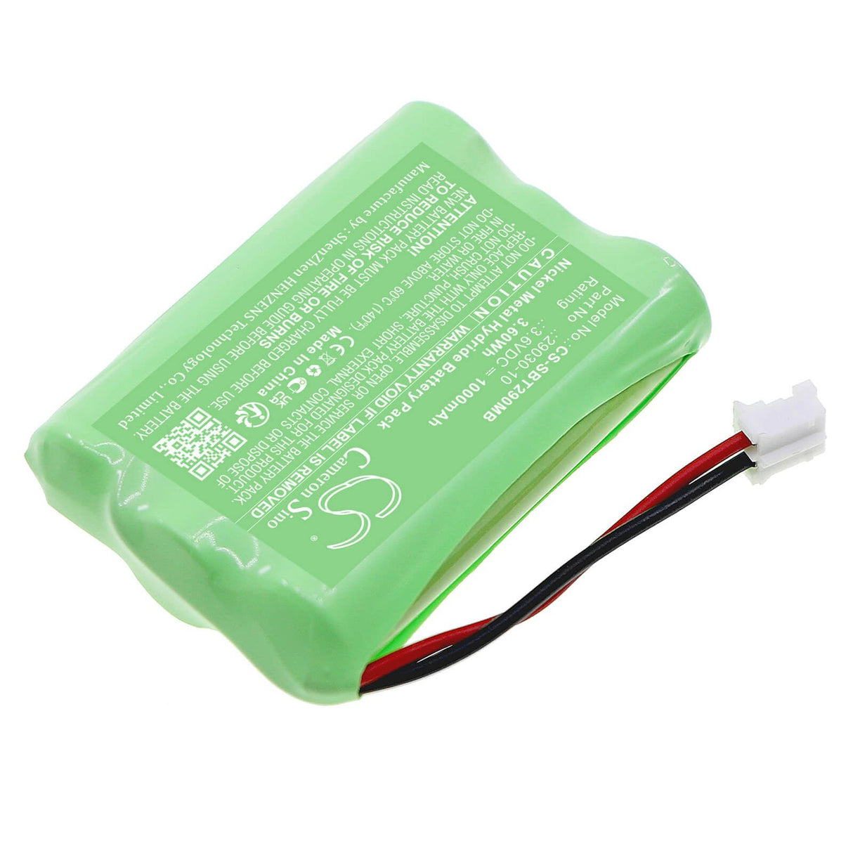 3.6v, Ni-mh, 1000mah, Babyphone Battery Fits Summer, 285650a, 28650, 3.6wh BabyPhone Cameron Sino Technology Limited