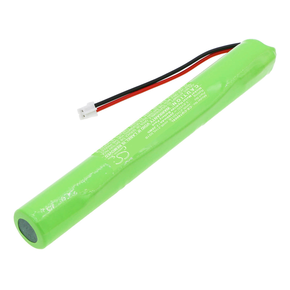 3.6V, Ni-MH, 2000mAh, Batterie de terminal de paiement compatible avec Casio, Hhr-21h3g1b, Qt-6000, Qt-6100, 7.20Wh Terminal de paiement Cameron Sino Technology Limited