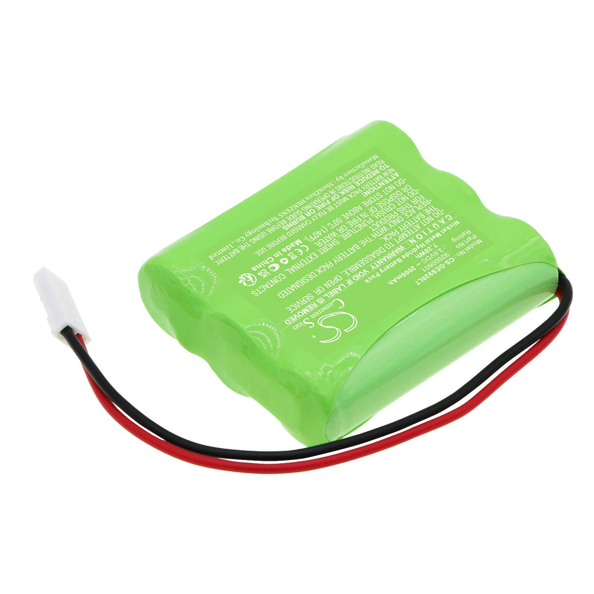 3.6V, Ni-MH, 2000mAh, Solar Battery battery fits Dee, 92000601, Solar, 7.2Wh Solar Battery Cameron Sino Technology Limited