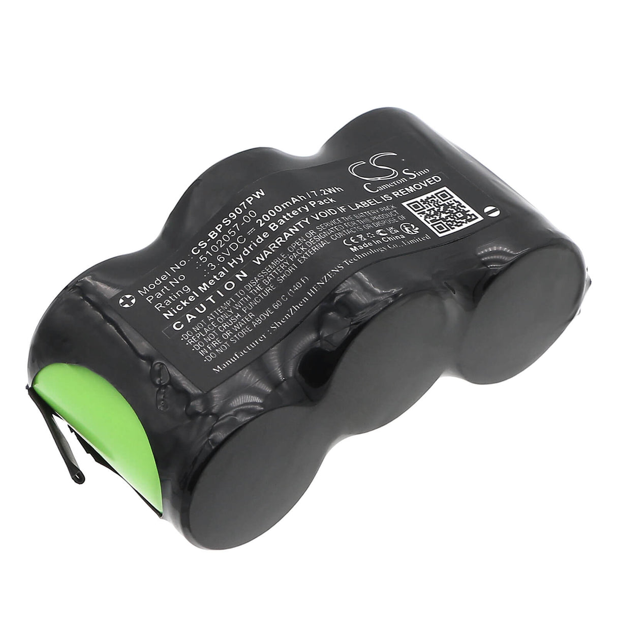 3.6V, Ni-MH, 2000mAh, Power Tools battery fits Black & Decker, 5102057-00, 9078, 9078 Type 1, 7.2Wh Power Tools Cameron Sino Technology Limited (Power Tools)