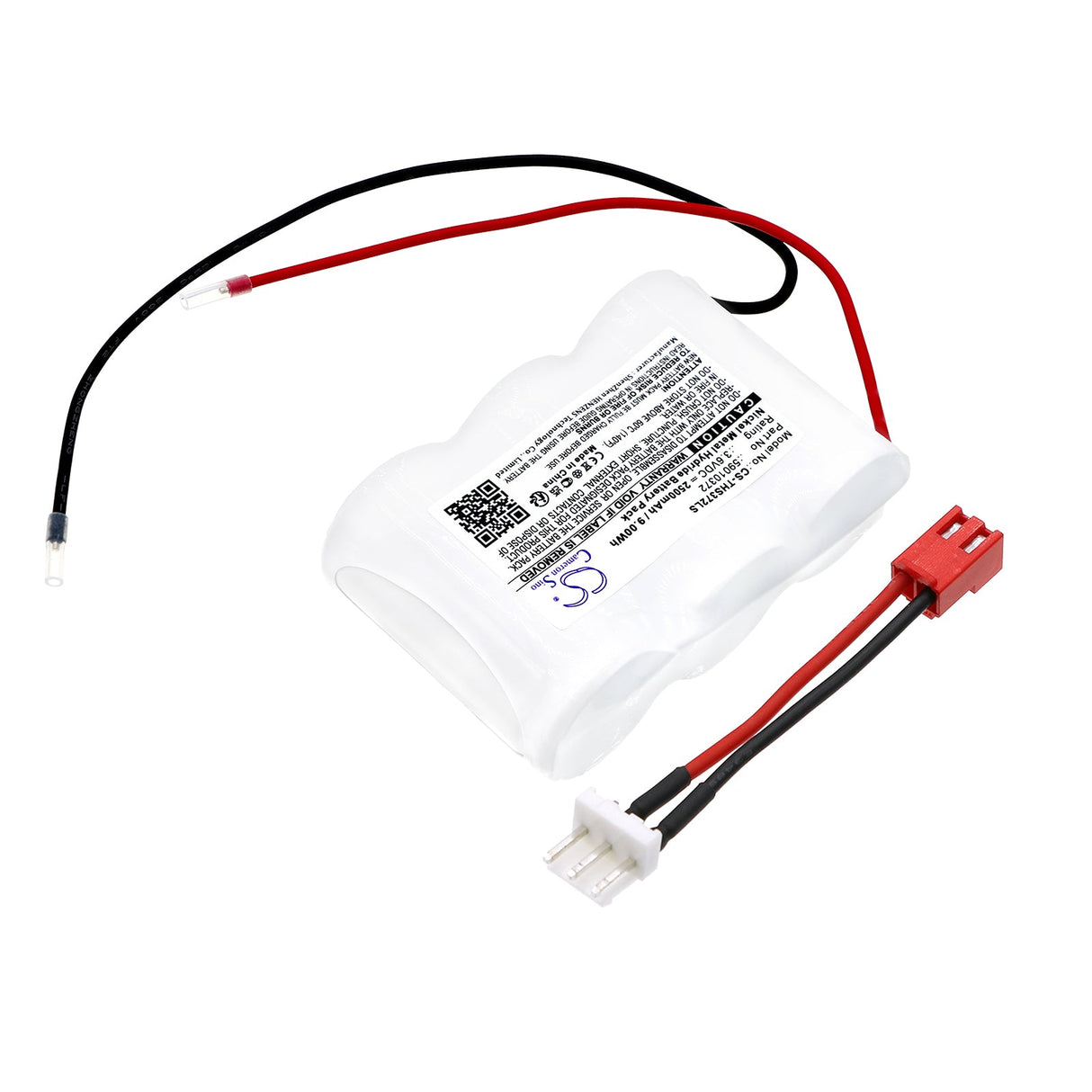 3.6V, Ni-MH, 2500mAh, Batterie d'éclairage de secours compatible avec Thorn Voyager, 59010372, Star Cs 3 Sbs 135/160mm, 9.00Wh Éclairage de secours Cameron Sino Technology Limited