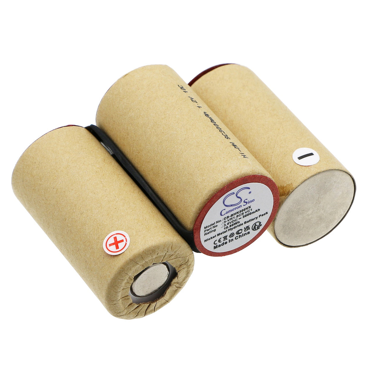 3.6V, Ni-MH, 3000mAh, Battery fits Bosch, Bks 3003, Bks3001, 10.80Wh Vacuum Cameron Sino Technology Limited
