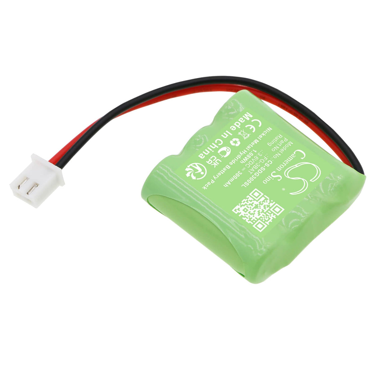 3,6v, Ni-mh, 300mah, Équipement, Enquête, Batterie de test compatible avec Shimpo, Fg-3000, 1,08wh Équipement, Enquête, Test Cameron Sino Technology Limited