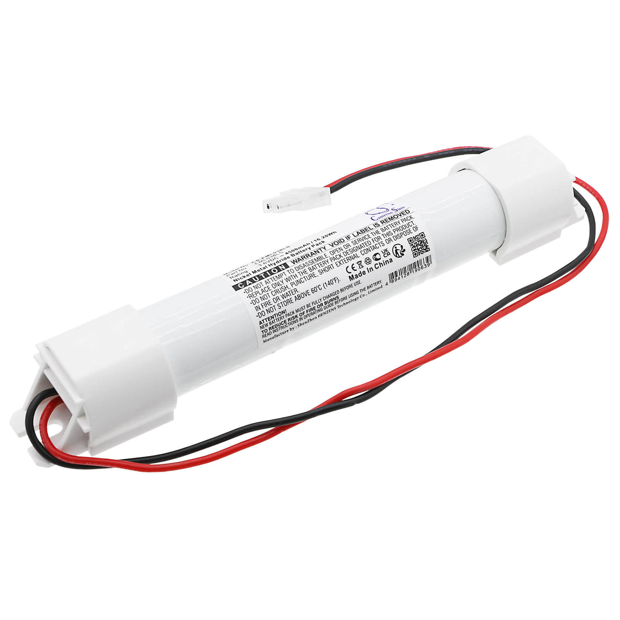 3.6V, Ni-MH, 4500mAh, batterie d'éclairage d'urgence compatible avec Cameron Sino Technologies, CS-EML038LS, 16.20Wh Éclairage d'urgence Cameron Sino Technology Limited