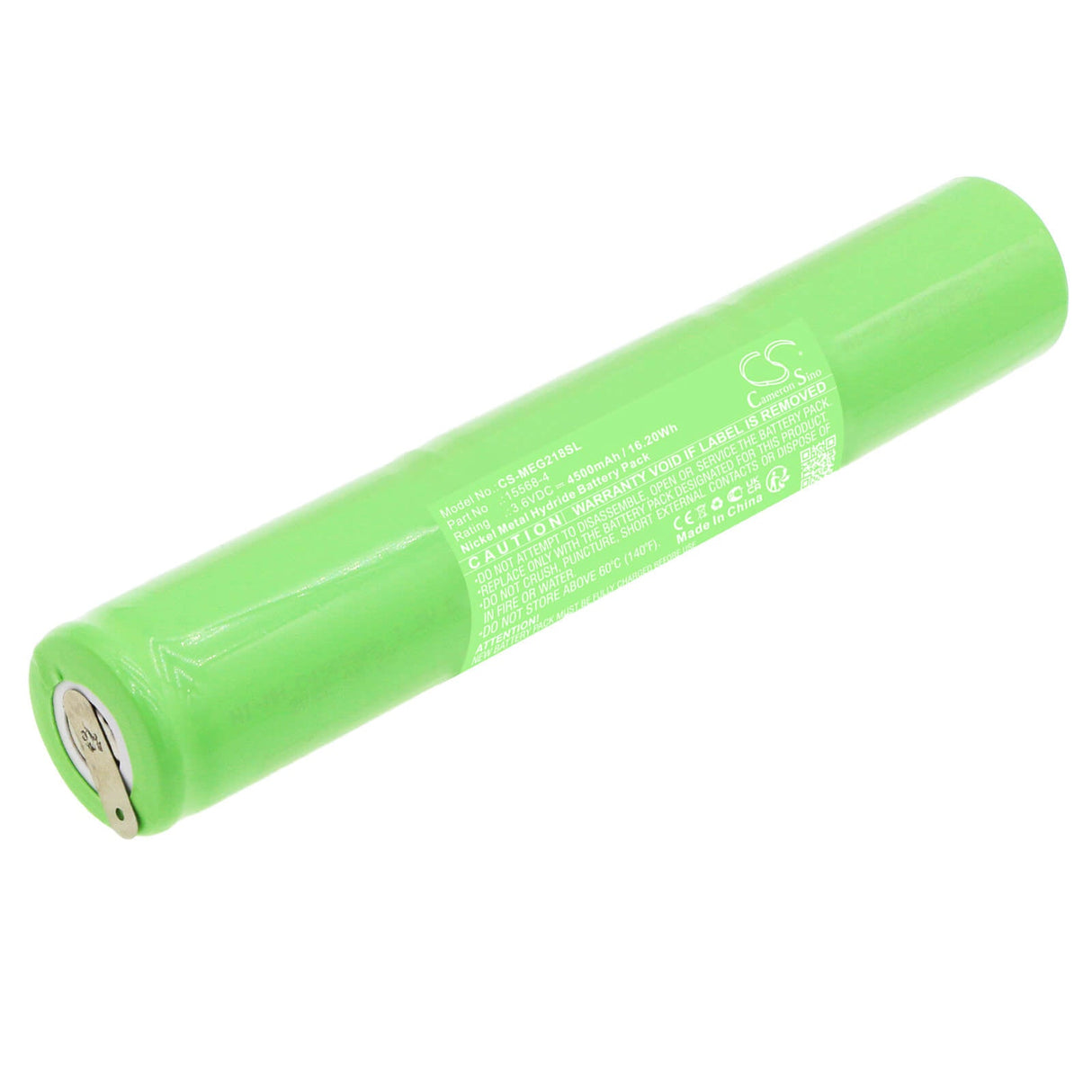 3.6V, Ni-MH, 4500mAh, Equipment battery fits Megger, 15568-4, 218650, 16.2Wh Equipment, Survey, Test Cameron Sino Technology Limited