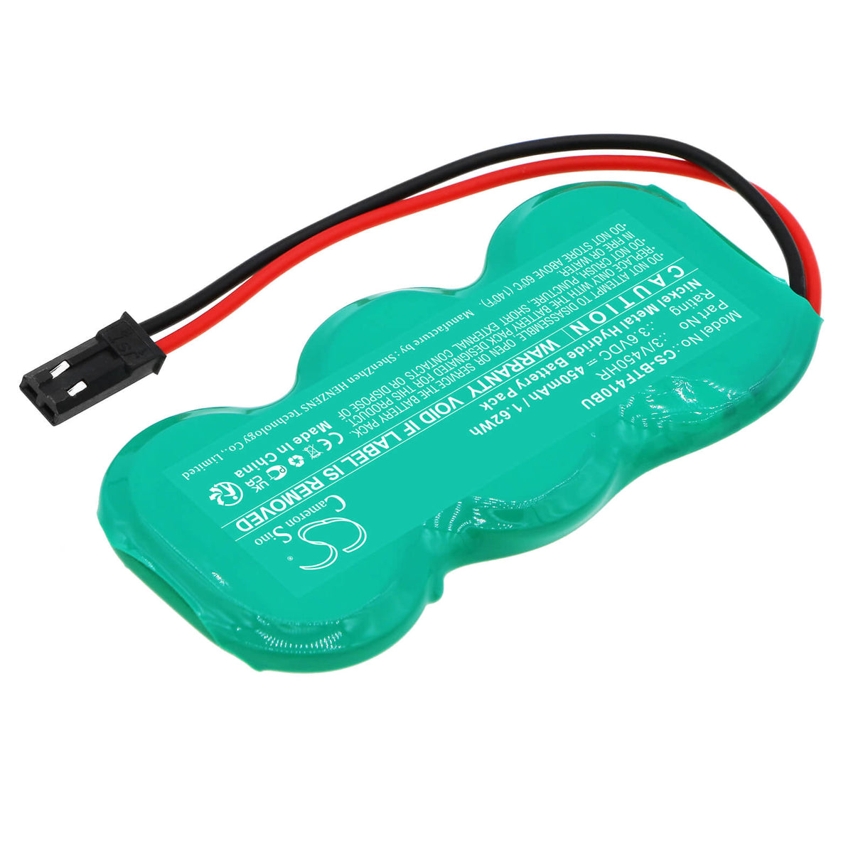3,6V, Ni-MH, 450mAh, CMOS / Batterie de secours compatible Brother, 3/v450hr, Fax4100e Fax Machine, 1,62Wh CMOS / BackUp Cameron Sino Technology Limited