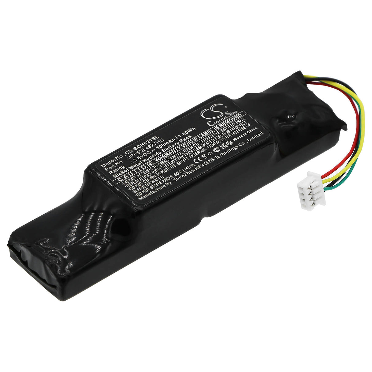 3.6V, Ni-MH, 500mAh, Batterie de casque convient à Bosch, Gp5m3emxv1z, Lbb 6213/01, Lbb 6214/23c, 1.8Wh Casque sans fil Cameron Sino Technology Limited