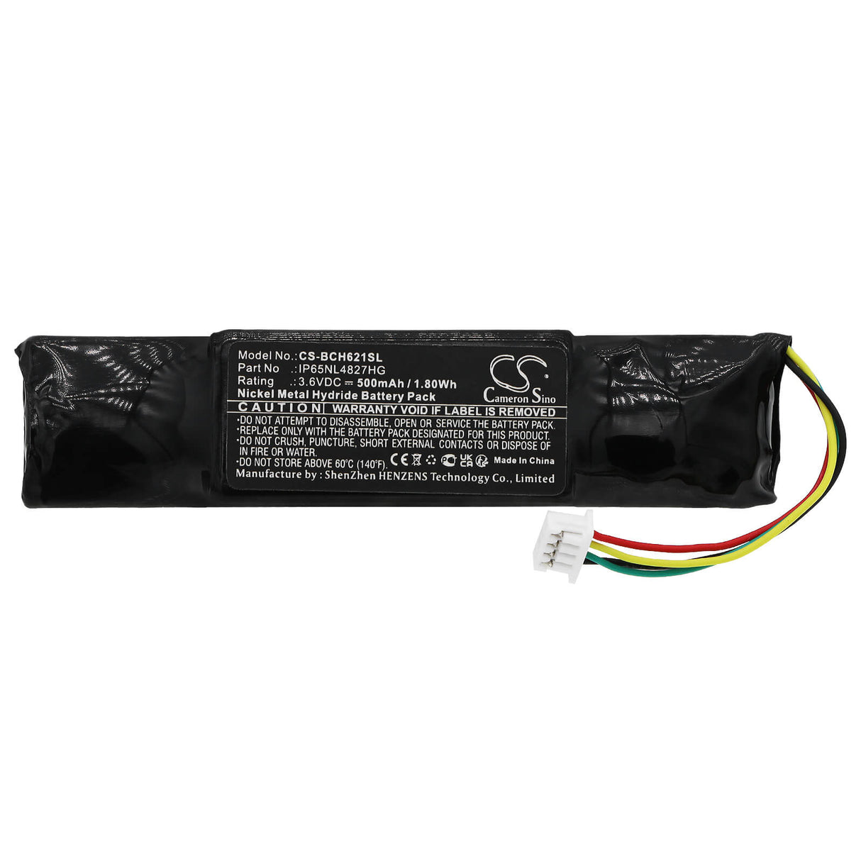 3.6V, Ni-MH, 500mAh, Batterie de casque convient à Bosch, Gp5m3emxv1z, Lbb 6213/01, Lbb 6214/23c, 1.8Wh Casque sans fil Cameron Sino Technology Limited