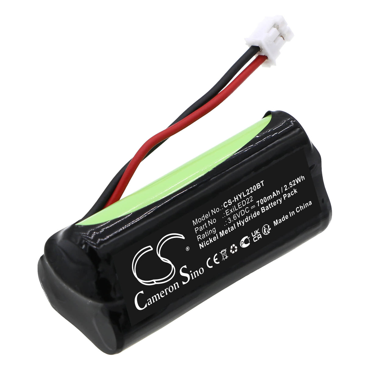 3.6v, Ni-mh, 700mah, Alarm Battery Fits Honeywell, 61.951.2, Eltek Proled Combi, 2.52wh Alarm System Cameron Sino Technology Limited