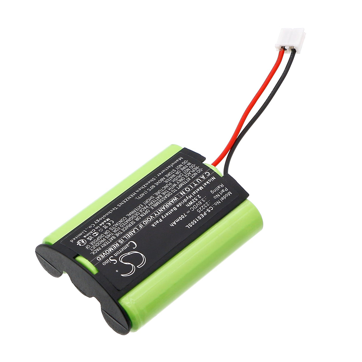 3.6V, Ni-MH, 700mAh, Batterie de cuisine compatible avec Peugeot, Elis 1500, 2.52Wh Cuisine Cameron Sino Technology Limited