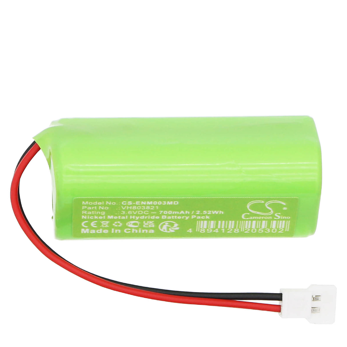 3.6v, Ni-mh, 700mah, Medical Battery Fits Ionyx, Endo Master V1, 2.52wh Medical Cameron Sino Technology Limited (Medical)
