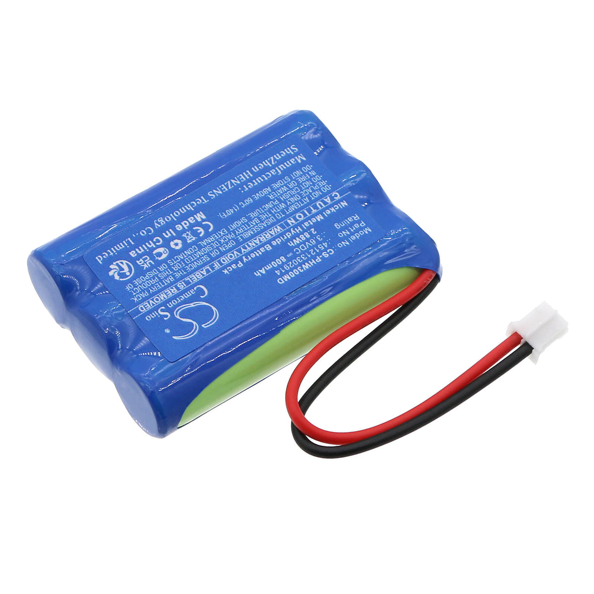 3,6V, Ni-MH, 800mAh, Batterie médicale compatible avec Philips, 451213302914, Télécommande W13, 2,88Wh Médical Cameron Sino Technology Limited (Médical)