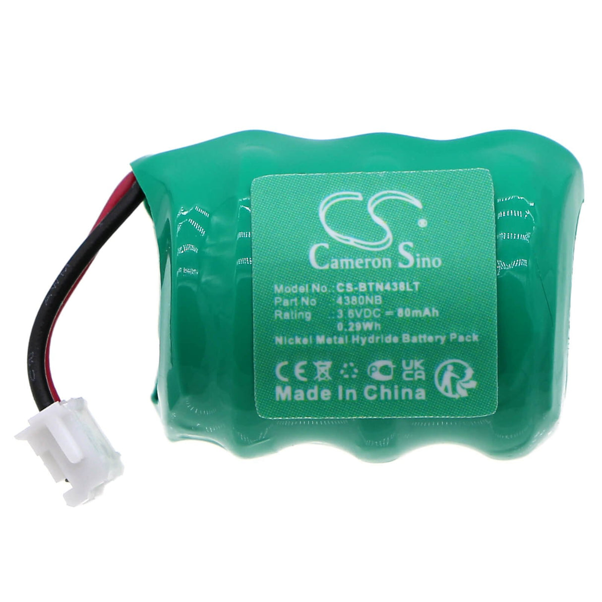 3.6v, Ni-mh, 80mah, Alarm Battery Fits Bticino, Matix, Matix A5780n, 0.29wh Alarm System Cameron Sino Technology Limited