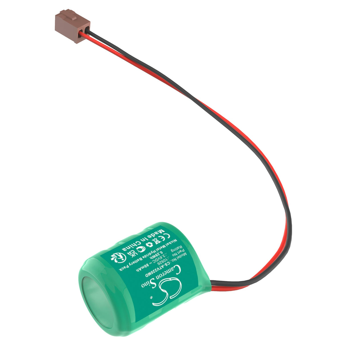 3,6V, Ni-MH, 80mAh, Batterie médicale compatible Atoms, V-2200, 0,29Wh Cameron Sino Technology Limited (Médical)