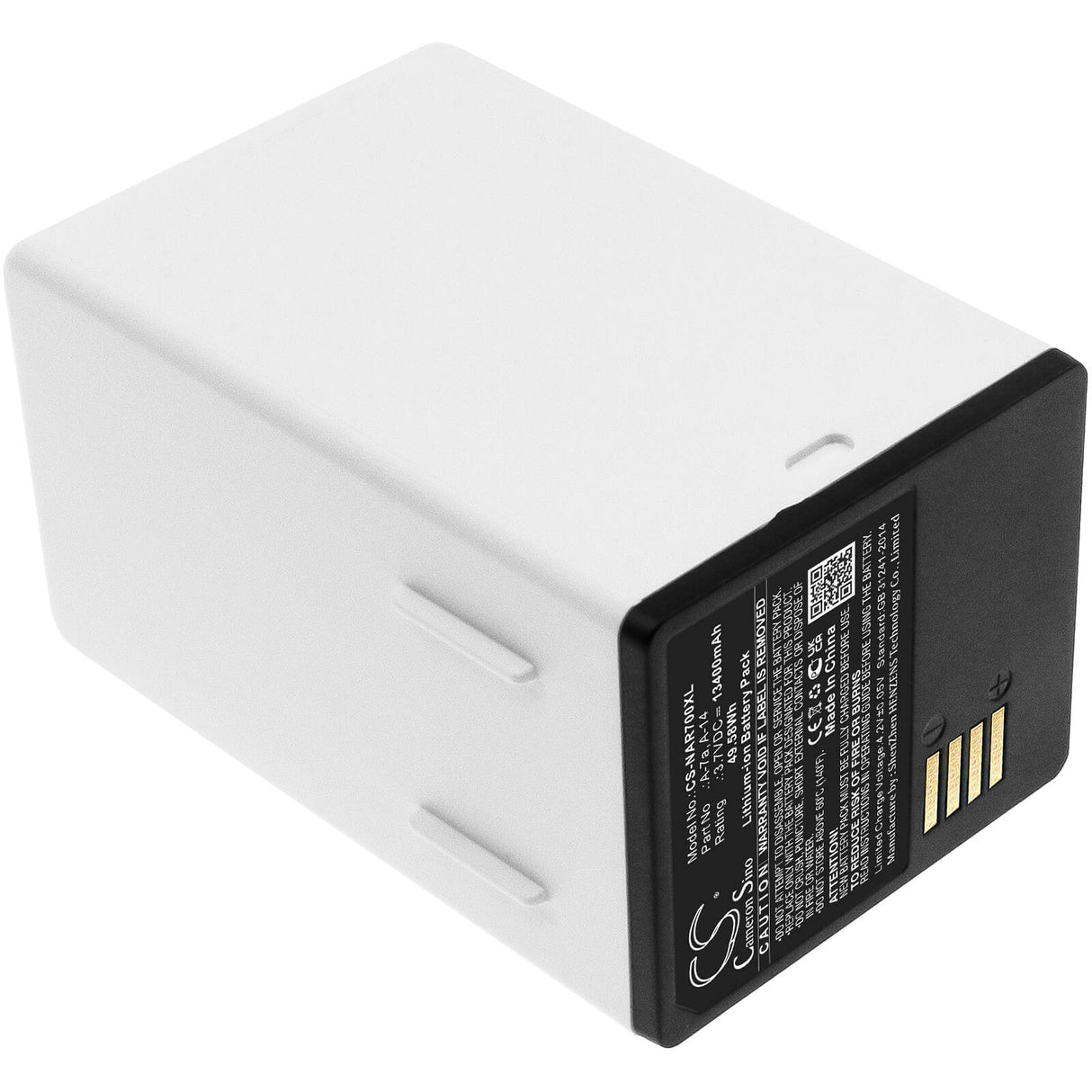 3,7V, Li-ion, 13400mAh, batterie de caméra de sécurité domestique compatible avec Arlo, Netgear, 308-50019-01, Arlo Pro 4xl, Fb1001, 49,58Wh caméra de sécurité domestique Cameron Sino Technology Limited
