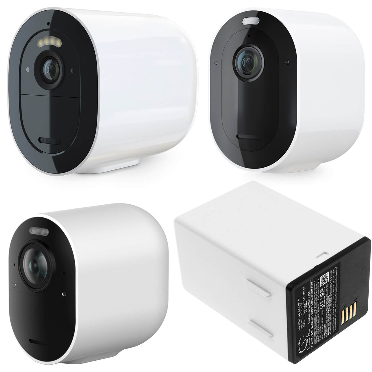 3,7V, Li-ion, 13400mAh, batterie de caméra de sécurité domestique compatible avec Arlo, Netgear, 308-50019-01, Arlo Pro 4xl, Fb1001, 49,58Wh caméra de sécurité domestique Cameron Sino Technology Limited