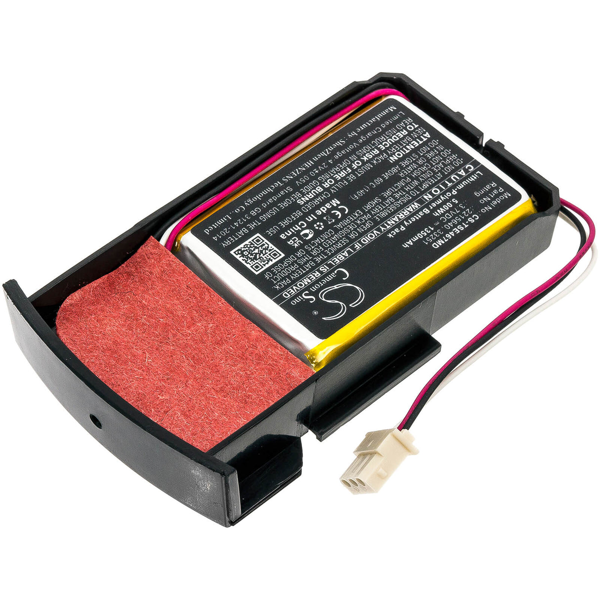 3.7V, Li-Polymer, 1350mAh, Medical battery fits Thermo Scientific, 2215640, 4672 Multichannel, E1 Clip Tip 4671 Single Channe, 5.00Wh Medical Cameron Sino Technology Limited (Medical)