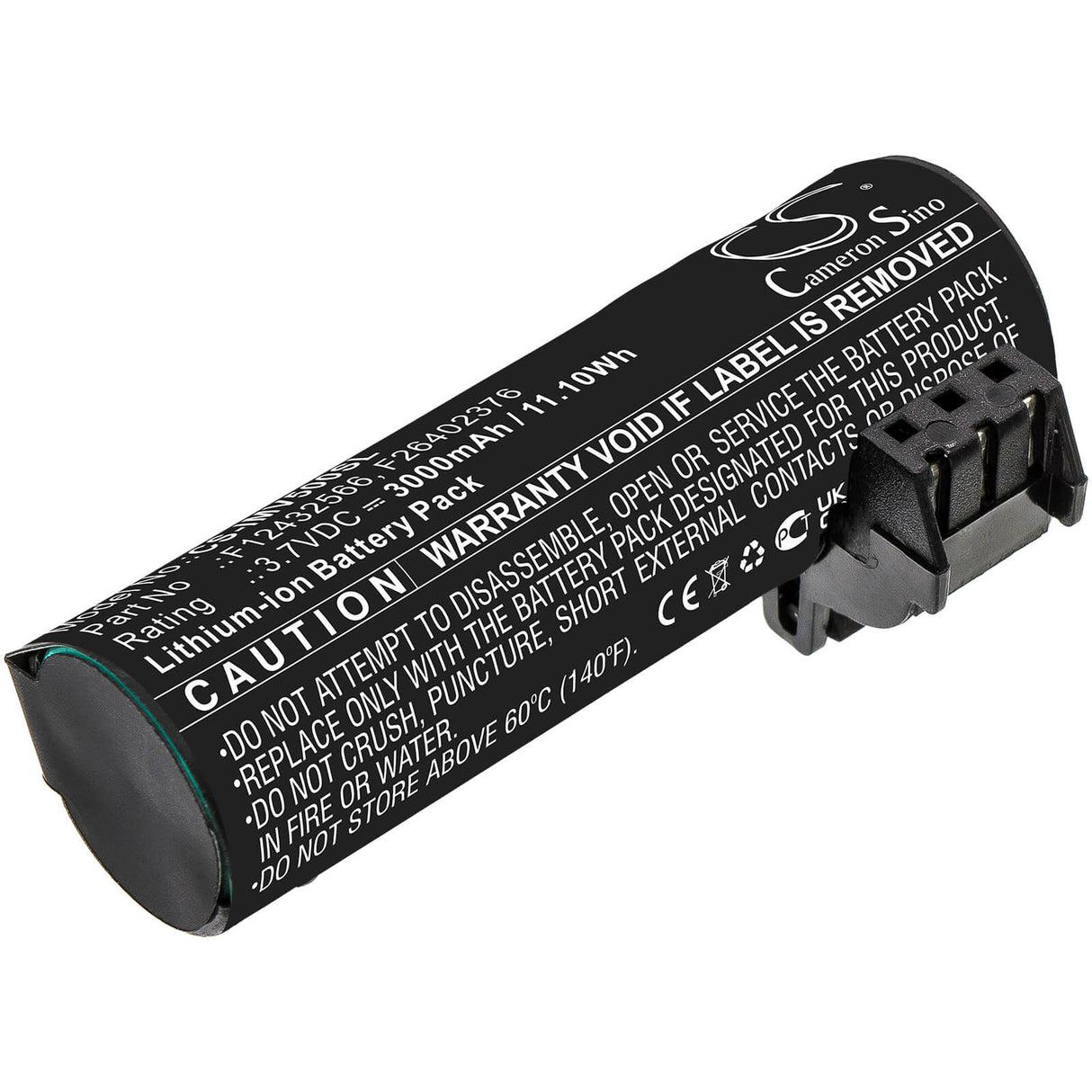 3.7V, Li-ion, 3000mAh, Payment Terminal battery fits Ingenico, F12432566, Move 5000, Move 5000f, 11.1Wh Payment Terminal Cameron Sino Technology Limited