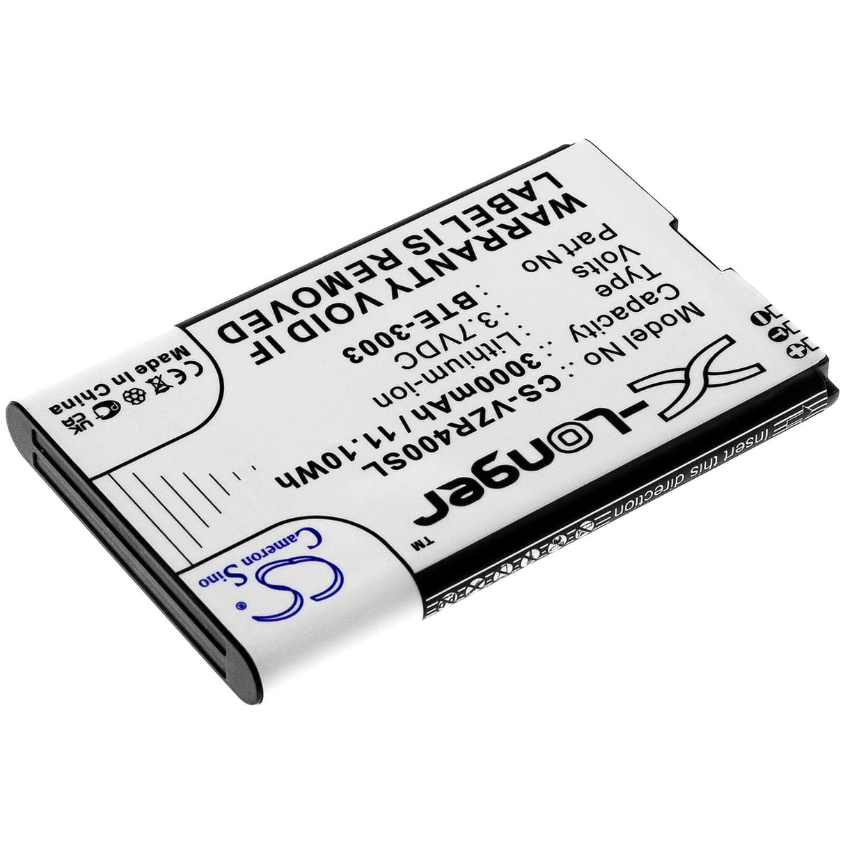 3.7V, Li-ion, 3000mAh, Hotspot battery fits Kajeet, Verizon, Orbic, Bte-3003, Smartspot V400, 11.10Wh Hotspot Cameron Sino Technology Limited