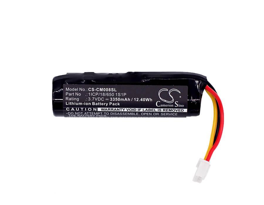 3.7V, Li-ion, 3350mAh, Pack de batterie convient à Custom Battery Pack, Fey Elektronik, 1icp/18/650 1s1p, 12.395Wh Pack de batterie Cameron Sino Technology Limited
