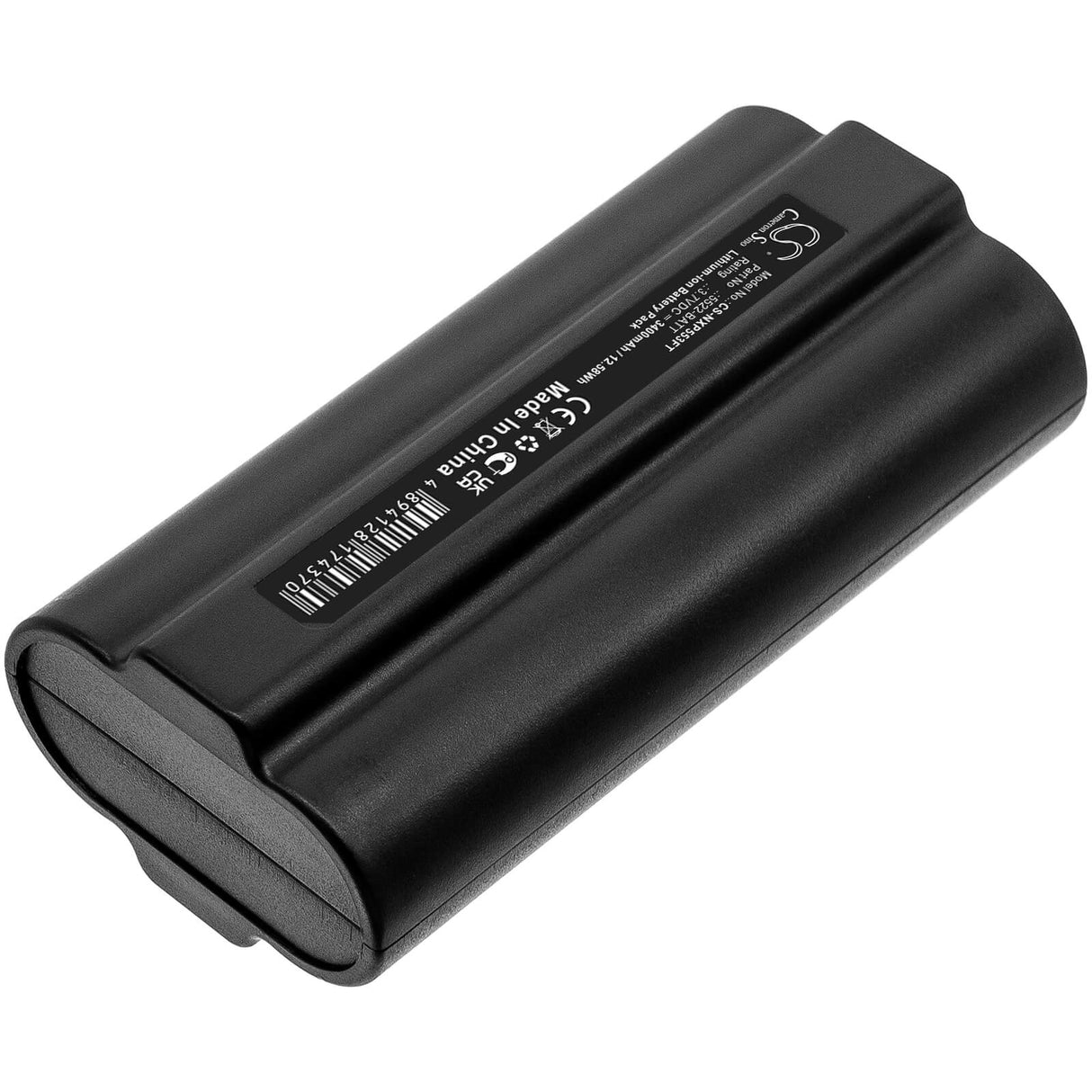 3.7V, Li-ion, 3400mAh, Flashlight battery fits Nightstick, 5522-batt, Xpr-5522gmx, 12.58Wh Flashlight Cameron Sino Technology Limited